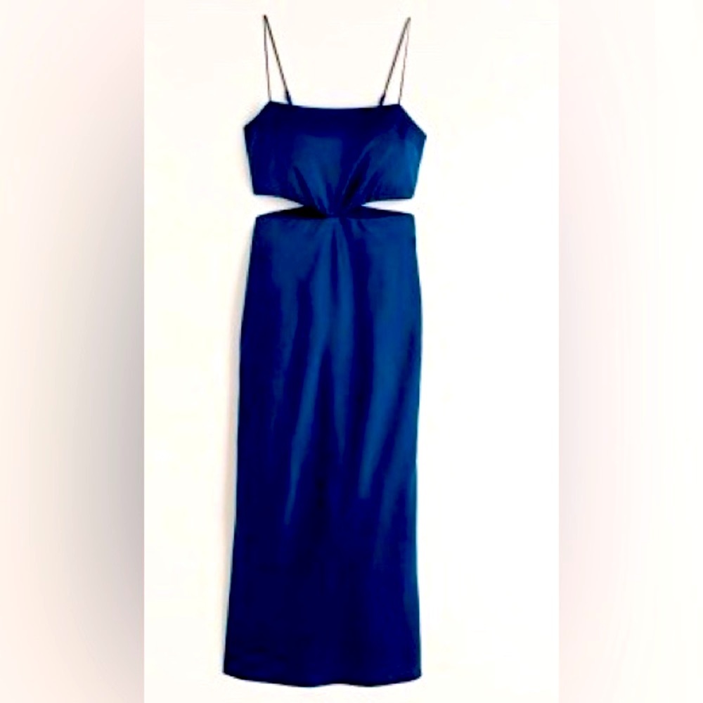 Abercrombie & Fitch Side Cutout Slip Dress, midi
